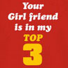 Your Girl Friend - Slogan Printed T - shirt for Men
