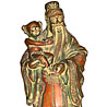 Brass Chinese Man With Baby